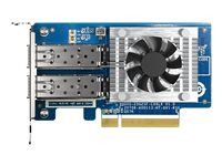 QNAP QXG-25G2SF-CX6 - Adaptador de red - PCIe 4.0 x8 perfil bajo - 25 Gigabit SFP28 x 2 - para QNAP TS-H2490FU QXG-25G2SF-CX6