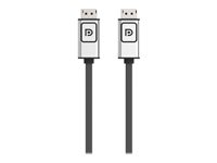 Belkin 6ft DisplayPort 1.2 Cable with Latches, M/M, 4k - Cable DisplayPort - DisplayPort (M) a DisplayPort (M) - 1.8 m - para P/N: F1DN104W-3, F4U097tt, F4U109tt F2CD000B06-E