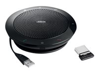 Jabra SPEAK 510+ UC - Altavoz de escritorio VoIP - Bluetooth - inalámbrico - USB 7510-409