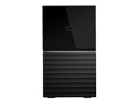 WD My Book Duo WDBFBE0160JBK - Orden unidad de disco duro - 16 TB - 2 compartimentos - HDD 8 TB x 2 - USB 3.1 (externo) WDBFBE0160JBK-EESN