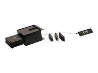 C2G Retractable HDMI Adapter Ring Mounting Box for Crestron Table Boxes - mount box para video adapter kit C2G30040