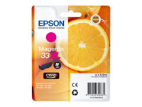 Epson 33XL - 8.9 ml - XL - magenta - original - blíster con alarmas de RF/acústica - cartucho de tinta - para Expression Home XP-635, 830; Expression Premium XP-530, 540, 630, 635, 640, 645, 830, 900 C13T33634020