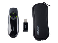 Kensington Presenter Expert Green Laser with Cursor Control - Control remoto para presentaciones - RF - negro K72426EU