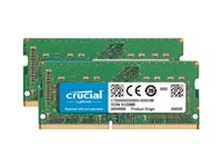 Crucial - DDR4 - kit - 32 GB: 2 x 16 GB - SO-DIMM de 260 contactos - 2400 MHz / PC4-19200 - CL17 - 1.2 V - sin búfer - no ECC - para Apple iMac con pantalla Retina 5K (Mediados de 2017) CT2K16G4S24AM