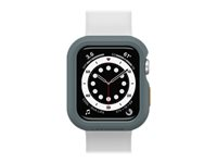 LifeProof Eco-Friendly - Amortiguador para reloj inteligente - pequeño - 85 % de plástico reciclado procedente del océano - gris plateado - para Apple Watch (40 mm) 77-83815