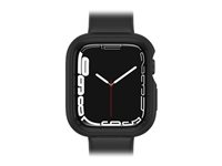 OtterBox EXO EDGE - Amortiguador para reloj inteligente - policarbonato, TPE - negro - para Apple Watch (45 mm) 77-87551