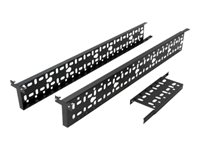 APC - Kit de administración de cables para bastidor - negro - para NetShelter SX AR7505