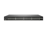 SonicWall Switch SWS14-48FPOE - Conmutador - Gestionado - 48 x 10/100/1000 (PoE+) + 4 x 10 Gigabit SFP+ - montaje en rack - PoE+ (740 W) 02-SSC-2466