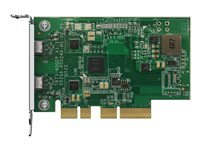 QNAP QXP-T32P - Adaptador Thunderbolt - PCIe 3.0 x4 perfil bajo - Thunderbolt 3 x 2 - para QNAP TVS-H1288X, TVS-H1688X QXP-T32P