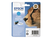Epson T0712 - 5.5 ml - cián - original - blíster - cartucho de tinta - para Stylus DX9400, SX115, SX210, SX215, SX218, SX415, SX515, SX610; Stylus Office BX310, BX610 C13T07124011