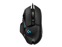 Logitech Gaming Mouse G502 (Hero) - Ratón - óptico - 11 botones - cableado - USB 910-005470