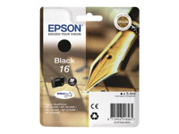 Epson 16 - 5.4 ml - negro - original - cartucho de tinta - para WorkForce WF-2010, 2510, 2520, 2530, 2540, 2630, 2650, 2660, 2750, 2760 C13T16214010