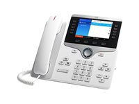 Cisco IP Phone 8841 - Teléfono VoIP - SIP, RTCP, RTP, SRTP, SDP - 5 líneas - blanco CP-8841-W-K9=
