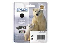 Epson 26XL - 12.2 ml - XL - negro - original - cartucho de tinta - para Expression Premium XP-510, 520, 600, 605, 610, 615, 620, 625, 700, 710, 720, 800, 810, 820 C13T26214010
