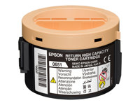 Epson - Gran capacidad - negro - original - cartucho de tóner Epson Return Program - para AcuLaser M1400, MX14, MX14NF C13S050651
