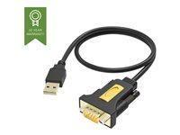 Vision USB to Serial Adaptor - Adaptador serie - USB - RS-232 - negro TC-USBSER