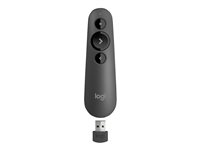 Logitech R500s - Control remoto para presentaciones - 3 botones - grafito 910-005843