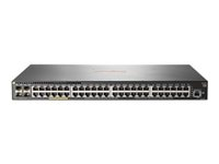 Aruba 2930F 48G PoE+ 4SFP - Conmutador - L3 - Gestionado - 48 x 10/100/1000 (PoE+) + 4 x Gigabit SFP (enlace ascendente) - montaje en rack - PoE+ JL262A#ABB