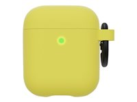 OtterBox - Estuche para carcasa de carga de auriculares inalámbricos - policarbonato, goma sintética - gota de limón (amarillo) - para Apple AirPods (1ª generación, 2ª generación) 77-83774