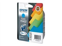 Epson T0422 - 16 ml - cián - original - blíster - cartucho de tinta - para Stylus C82, CX5200, CX5400 C13T04224010