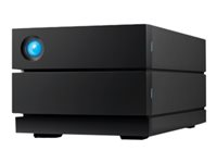 LaCie 2big RAID STHJ36000800 - Orden unidad de disco duro - 36 TB - 2 compartimentos - HDD 18 TB x 2 - USB 3.1 Gen 2 (externo) - con 5 años de plan de servicio para recuperación de datos STHJ36000800