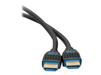 C2G 2ft 4K HDMI Cable - Performance Series Cable - Ultra Flexible - M/M - High Speed - cable HDMI - HDMI macho a HDMI macho - 60 cm - negro C2G10375
