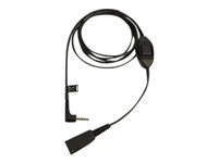 Jabra - Cable para auriculares - Desconexión rápida macho a miniconector estéreo macho - para Alcatel 8 Series IPTouch 4038, 4068 8735-019