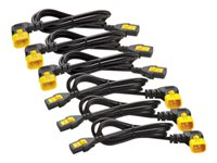 APC - Cable de alimentación - IEC 60320 C13 a IEC 60320 C14 - 10 A - 61 cm - conector de 90° - negro - Mundial - para P/N: SCL500RMI1UC, SCL500RMI1UNC, SMTL750RMI2UC, SRT1500RMXLI, SRT1500XLI, SRT2200XLI-KR AP8702R-WW