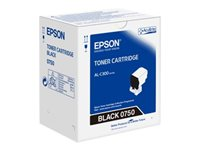 Epson - Negro - original - cartucho de tóner - para Epson AL-C300; AcuLaser C3000; WorkForce AL-C300 C13S050750