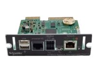 Schneider Electric Network Management Card 3 with Environmental Monitoring and Modbus - Adaptador de administración remota - SmartSlot - Gigabit Ethernet - para P/N: SMTL2200RM2UC, SMTL2200RM2UCNC, SMTL3000RM2UC, SMTL3000RM2UCNC, SMX1500RM2UCNC AP9643