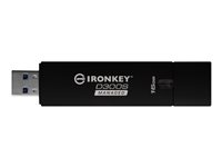 IronKey D300S Managed - Unidad flash USB - cifrado - 16 GB - USB 3.1 Gen 1 - FIPS 140-2 Level 3 - Conforme a la TAA IKD300SM/16GB