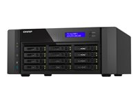 QNAP TS-h1290FX - Servidor NAS - 12 compartimentos - SATA 6Gb/s / PCIe (NVMe) / U.2 - RAM 64 GB - 25 Gigabit Ethernet / 2.5 Gigabit Ethernet - iSCSI soporta TS-H1290FX-7232P-64G