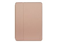 Targus Click-In - Funda con tapa para tableta - poliuretano, poliuretano termoplástico (TPU) - oro rosa - 10.2" - 10.5" - para Apple 10.2-inch iPad (7th generation, 8th generation); 10.5-inch iPad Air (3rd generation); 10.5-inch iPad Pro THZ85008GL