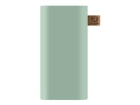 Fresh 'n Rebel Powerbank 6000 - Cargador portátil - 6000 mAh - 2.1 A (USB) - en el cable: USB-C - menta brumosa 2PB6000MM