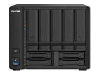 QNAP TS-932PX - Servidor NAS - 9 compartimentos - SATA 6Gb/s - RAID 0, 1, 5, 6, 10, 50, JBOD, 5 Hot Spare, intercambio en caliente 6, 60, conexión en caliente de recambio, 10 repuesto rápido, 1 repuesto rápido, intercambio en caliente 60 - RAM 4 GB - Gigabit Ethernet / 2.5 Gigabit Ethernet / 10 Gigabit Ethernet - iSCSI soporta TS-932PX-4G