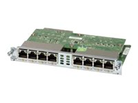 Cisco Gigabit EtherSwitch EHWIC - Conmutador - Gestionado - 8 x 10/100/1000 - módulo de conexión EHWIC-D-8ESG=