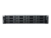 Synology RX1222sas Expansion Unit - Caja de almacenamiento - 12 compartimentos (SATA-600 / SAS) - montaje en bastidor - 2U RX1222SAS