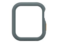 LifeProof Eco-Friendly - Amortiguador para reloj inteligente - grande - 85 % de plástico reciclado procedente del océano - gris plateado - para Apple Watch (44 mm) 77-83801