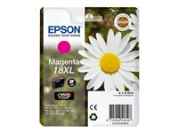 Epson 18XL - XL - magenta - original - blíster con alarmas de RF/acústica - cartucho de tinta - para Expression Home XP-212, 215, 225, 312, 315, 322, 325, 412, 415, 422, 425 C13T18134020
