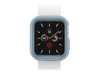OtterBox EXO EDGE - Amortiguador para reloj inteligente - policarbonato, TPE - azul bruma - diseño estilizado - para Apple Watch (44 mm) 77-81217