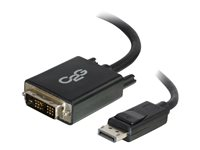 C2G 2m DisplayPort to Single Link DVI-D Adapter Cable M/M - DP to DVI - Black - Cable DisplayPort - DisplayPort (M) a DVI-D (M) - 2 m - negro 84329