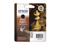 Epson T0511 - Cartucho de impresión - 2 x negro - 1800 páginas - blíster - para Color Copy Station 8200; Stylus Color 1160, 740, 760, 800, 860; Stylus Scan 2000, 2500 C13T05114210