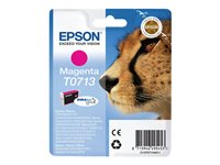 Epson T0713 - 5.5 ml - magenta - original - blíster con alarmas de RF/acústica - cartucho de tinta - para Stylus DX9400, SX115, SX210, SX215, SX218, SX415, SX515, SX610; Stylus Office BX310, BX610 C13T07134021