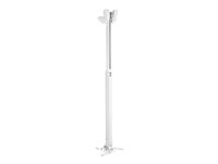 Vogel's PPC 1585 - Kit de montaje (montaje de techo, placa de contacto, mástil telescópico) - para proyector - blanco - se puede instalar en el techo 7015851