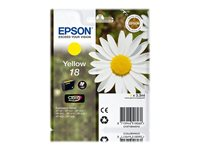 Epson 18 - Amarillo - original - blíster con alarmas de RF/acústica - cartucho de tinta - para Expression Home XP-212, 215, 225, 312, 315, 322, 325, 412, 415, 422, 425 C13T18044020