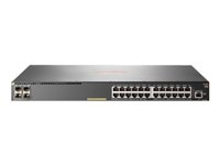 Aruba 2930F 24G PoE+ 4SFP+ - Conmutador - L3 - Gestionado - 24 x 10/100/1000 (PoE+) + 4 x 1 Gigabit / 10 Gigabit SFP+ (enlace ascendente) - montaje en rack - PoE+ JL255A#ABB