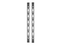 APC Easy Rack - Canal con accesorio para bastidor (vertical) - negro - 48U (paquete de 2) ER7RCC48