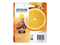 Epson 33 - 4.5 ml - amarillo - original - blíster - cartucho de tinta - para Expression Home XP-635, 830; Expression Premium XP-530, 540, 630, 635, 640, 645, 830, 900 C13T33444010