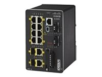 Cisco Industrial Ethernet 2000 Series - Conmutador - Gestionado - 8 x 10/100 + 2 x Gigabit SFP combinado - montaje en riel DIN IE-2000-8TC-G-L
