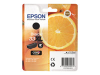 Epson 33 - 12.2 ml - gran capacidad - negro - original - blíster - cartucho de tinta - para Expression Home XP-635, 830; Expression Premium XP-530, 540, 630, 635, 640, 645, 830, 900 C13T33514010